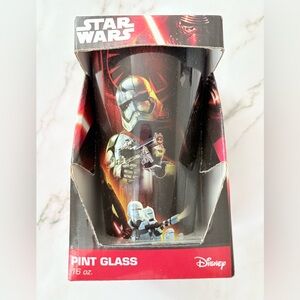 Disney Star Wars Pint Glass Storm Troopers 16 Oz Collectible Gift NIB